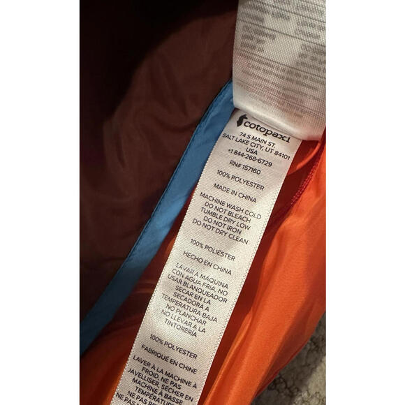 Cotopaxi Teca Calido Mens M Reversible Water Repellent Vest Full Zip Insulated - Picture 7 of 8